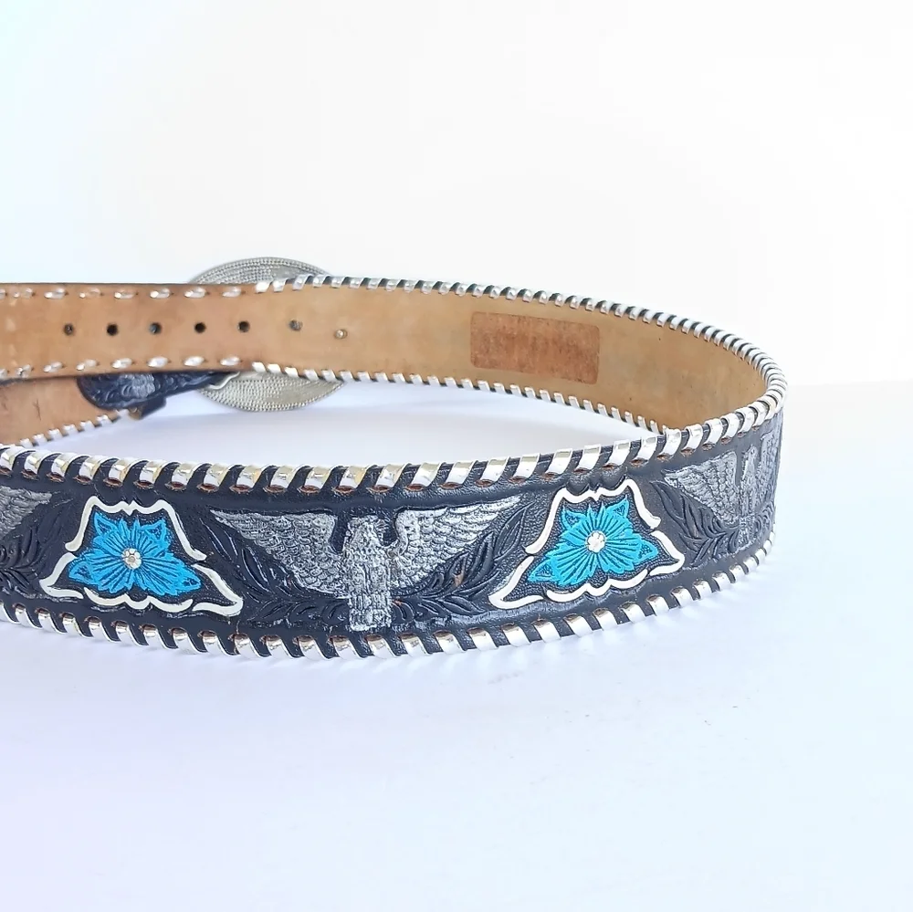 Mallory Genuine Leather Western Belt Size 36